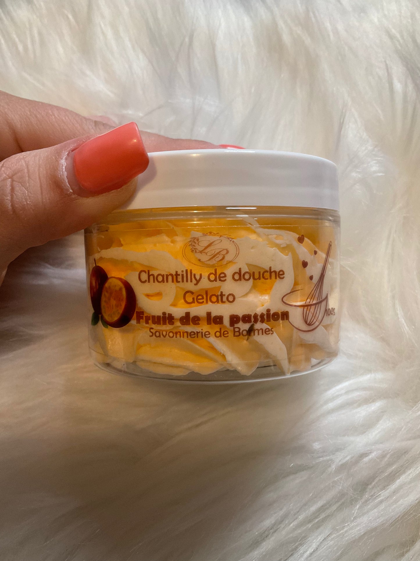 Chantilly de douche et bain Fruit de la passion