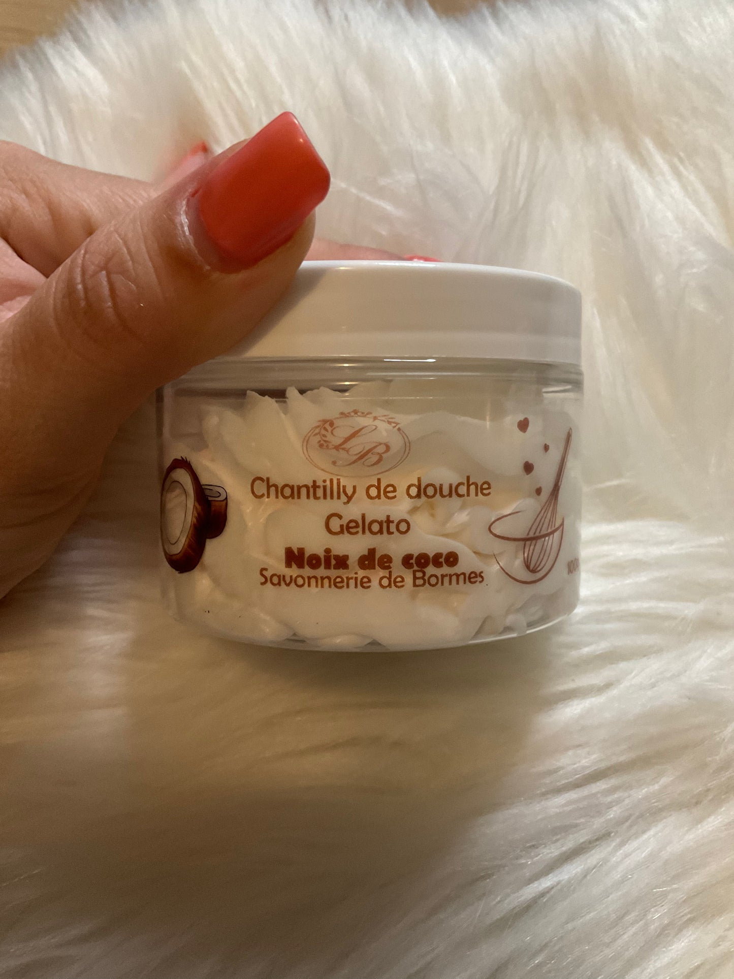 Chantilly de douche et bain Noix de coco