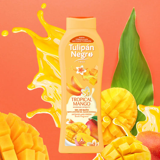 🥭🌴 Gel Douche Tropical Mango – Tulipan Negro 650 ml ✨