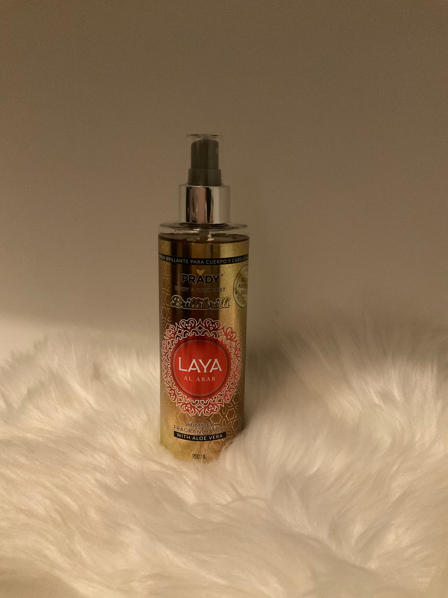 BRUME SCINTILLANTE CORPS ET CHEVEUX LAYA AL ARAB PRADY