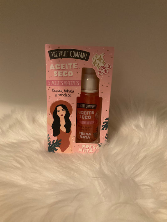 HUILE SÈCHE SCINTILLANTE FRAISE CHANTILLY THE FRUIT COMPANY