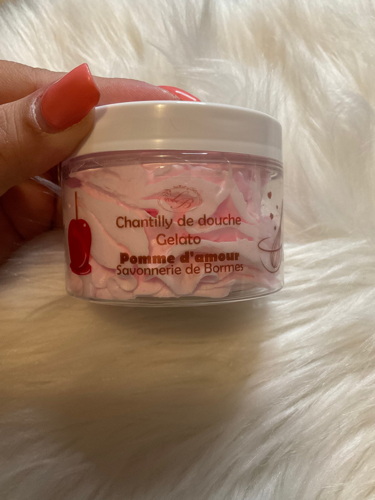 Chantilly de douche et bain Pomme d’amour