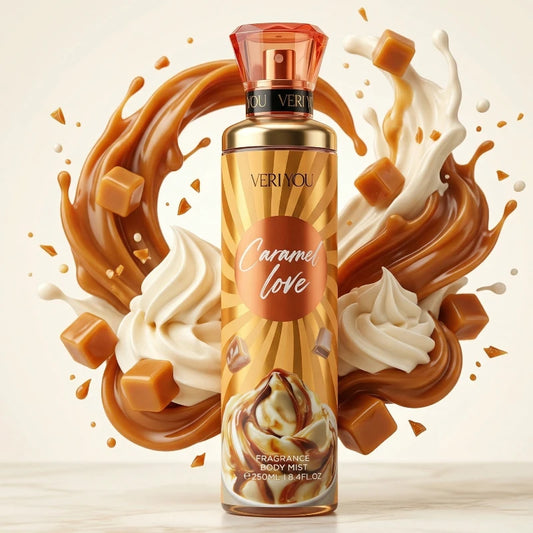 ✨ Brume Parfumée Au Caramel & Crème – VERI YOU – Votre Sillage Signature (250ml)🌸