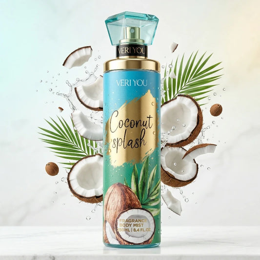 ✨ Brume Parfumée Aux Cocos – VERI YOU – Votre Sillage Signature (250ml)🌸
